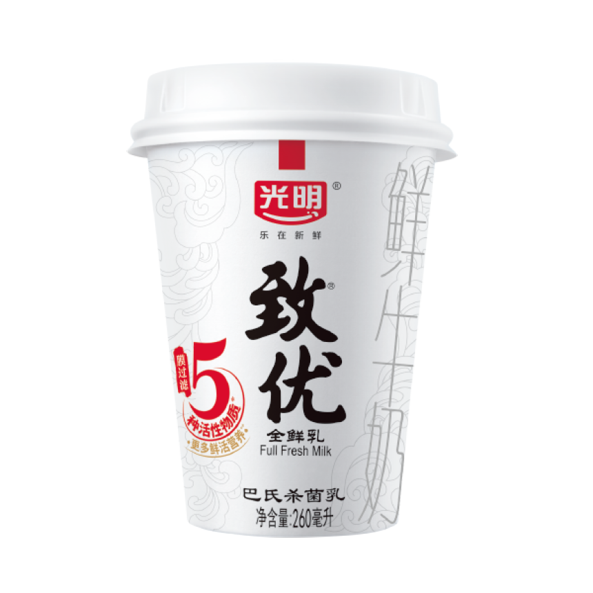 致优全鲜乳尊享杯260ml